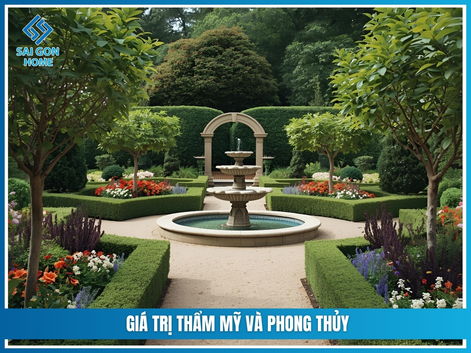 Báo giá thiết kế thi công sân vườn trọn gói 2025 25 Gia tri tham my va phong thuy