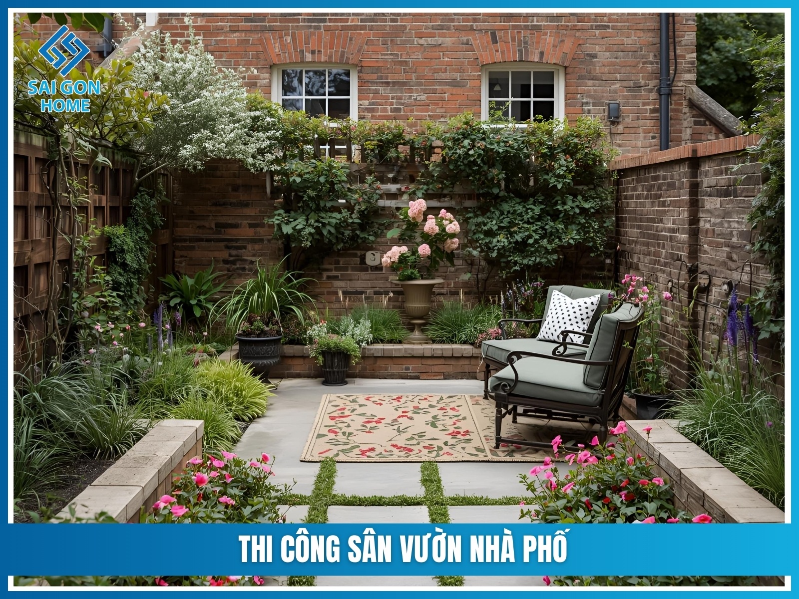 Báo giá thiết kế thi công sân vườn trọn gói 2025 28 Thi cong san vuon nha pho