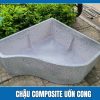 Chậu composite uốn cong ĐẸP 4 Chậu composite uốn cong