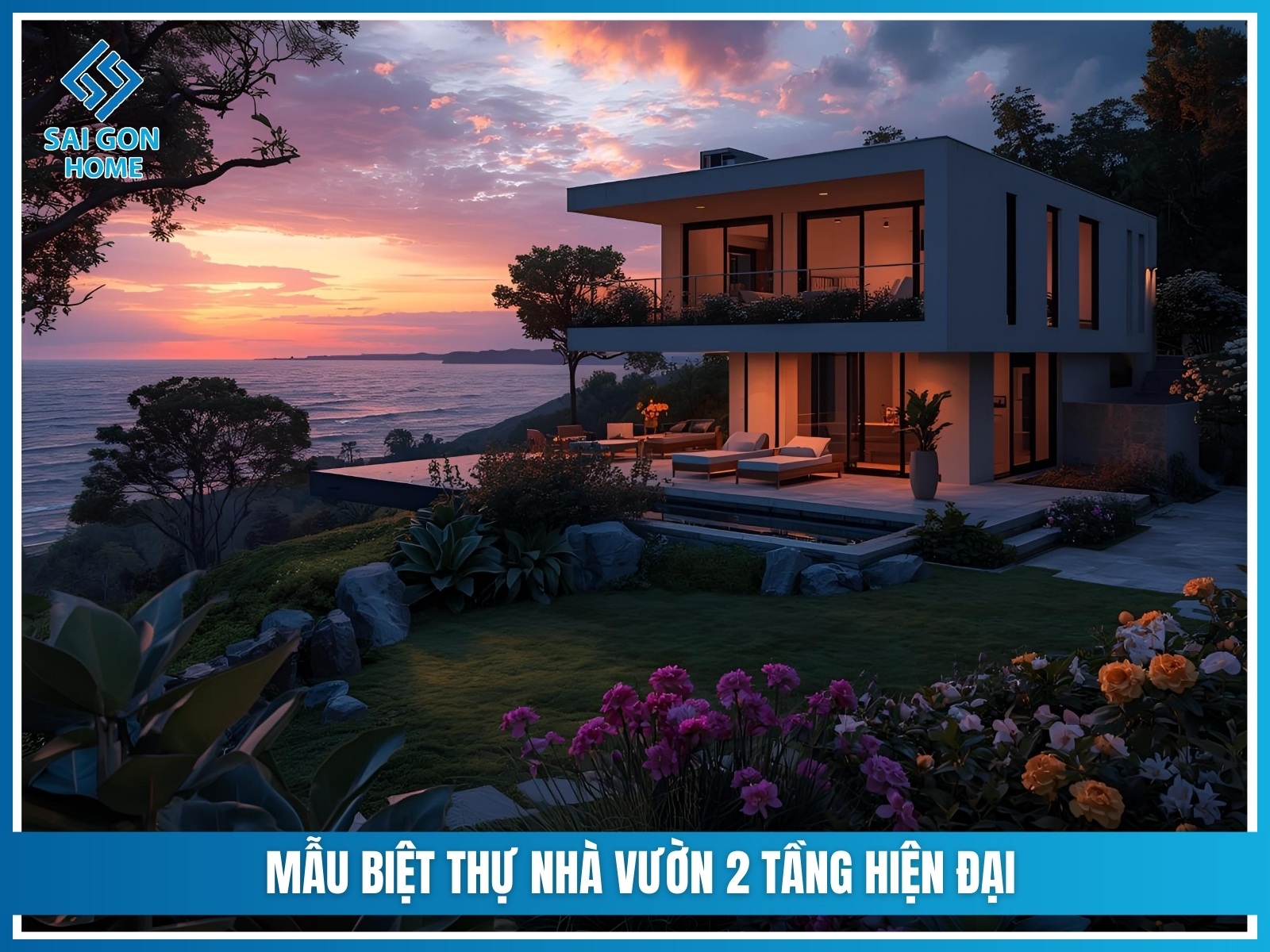 45+ mẫu biệt thự nhà vườn ĐẸP và HIỆN ĐẠI 26 Mau biet thu nha vuon 2 tang hien dai sang trong