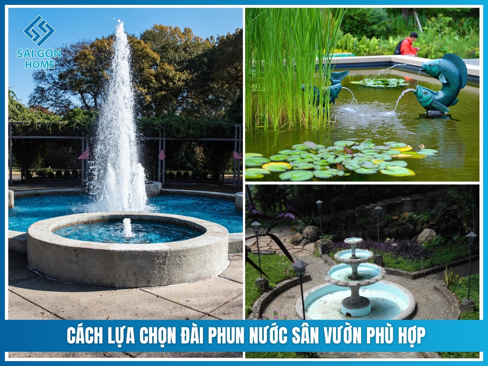 99+ Mẫu đài phun nước sân vườn ĐẸP 28 Cach lua chon dai phun nuoc san vuon phu hop