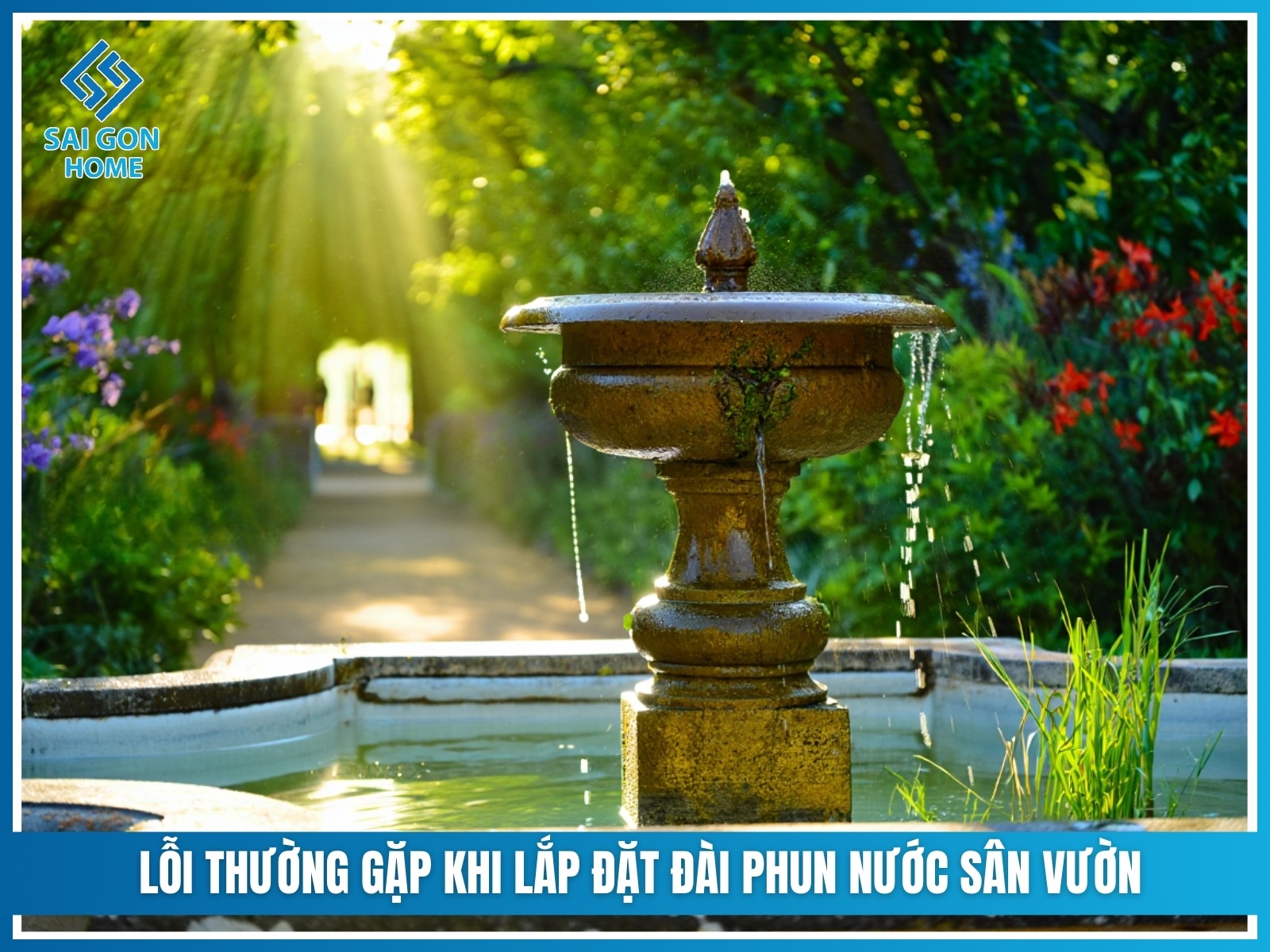 99+ Mẫu đài phun nước sân vườn ĐẸP 32 Loi thuong gap khi lap dat dai phun nuoc san vuon