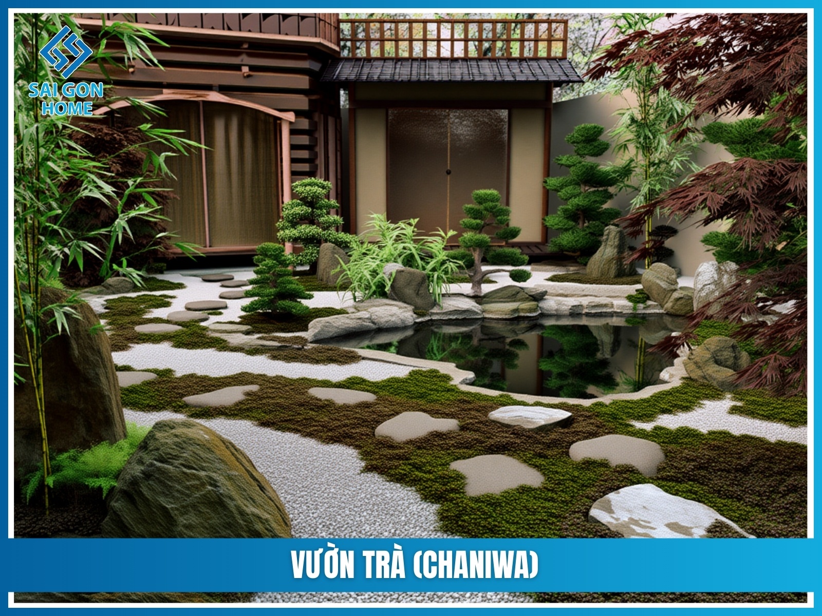 Mẫu sân vườn Nhật Bản 34 Vuon tra Chaniwa