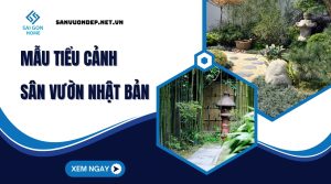 Mau tieu canh san vuon Nhat Ban