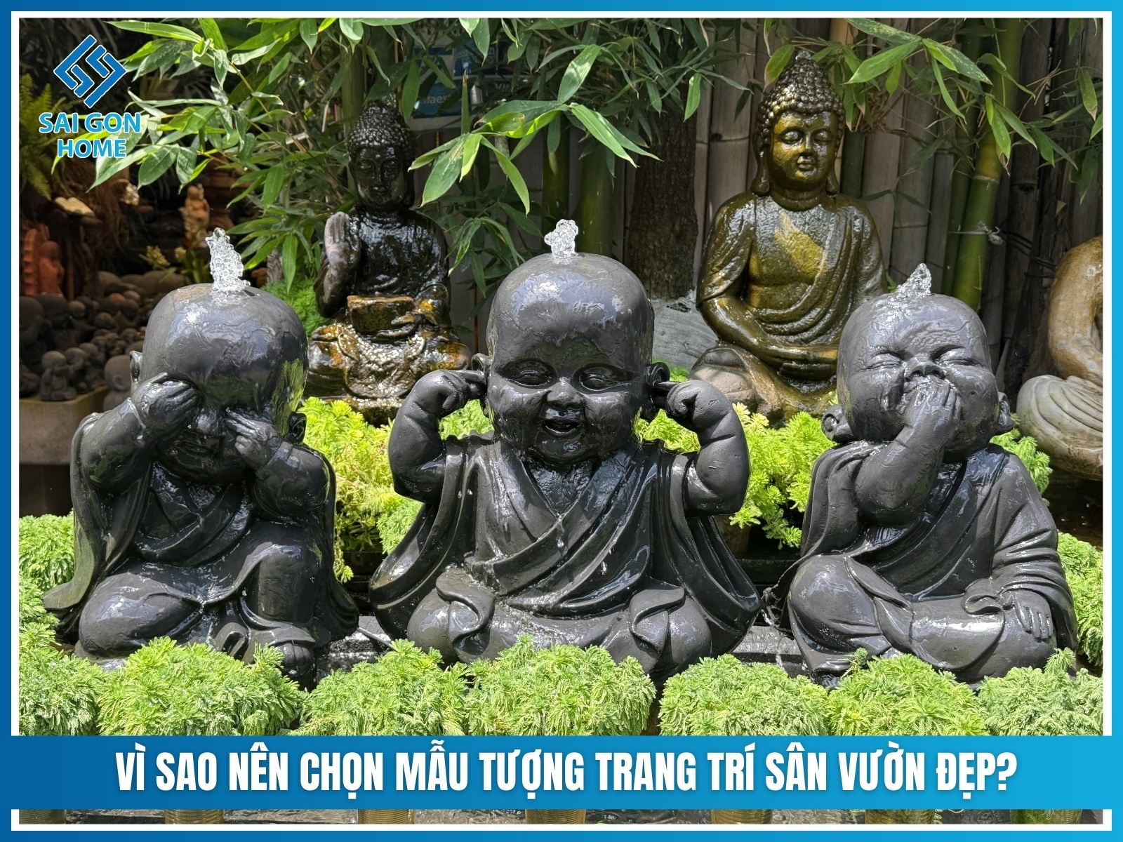 Vi sao nen chon mau tuong trang tri san vuon dep