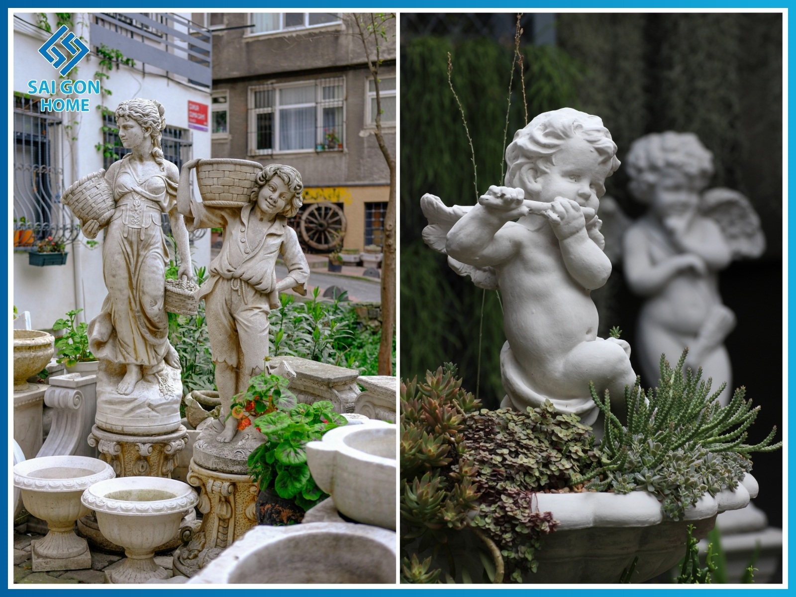 Mot so mau tuong san vuon phong cach Chau Au