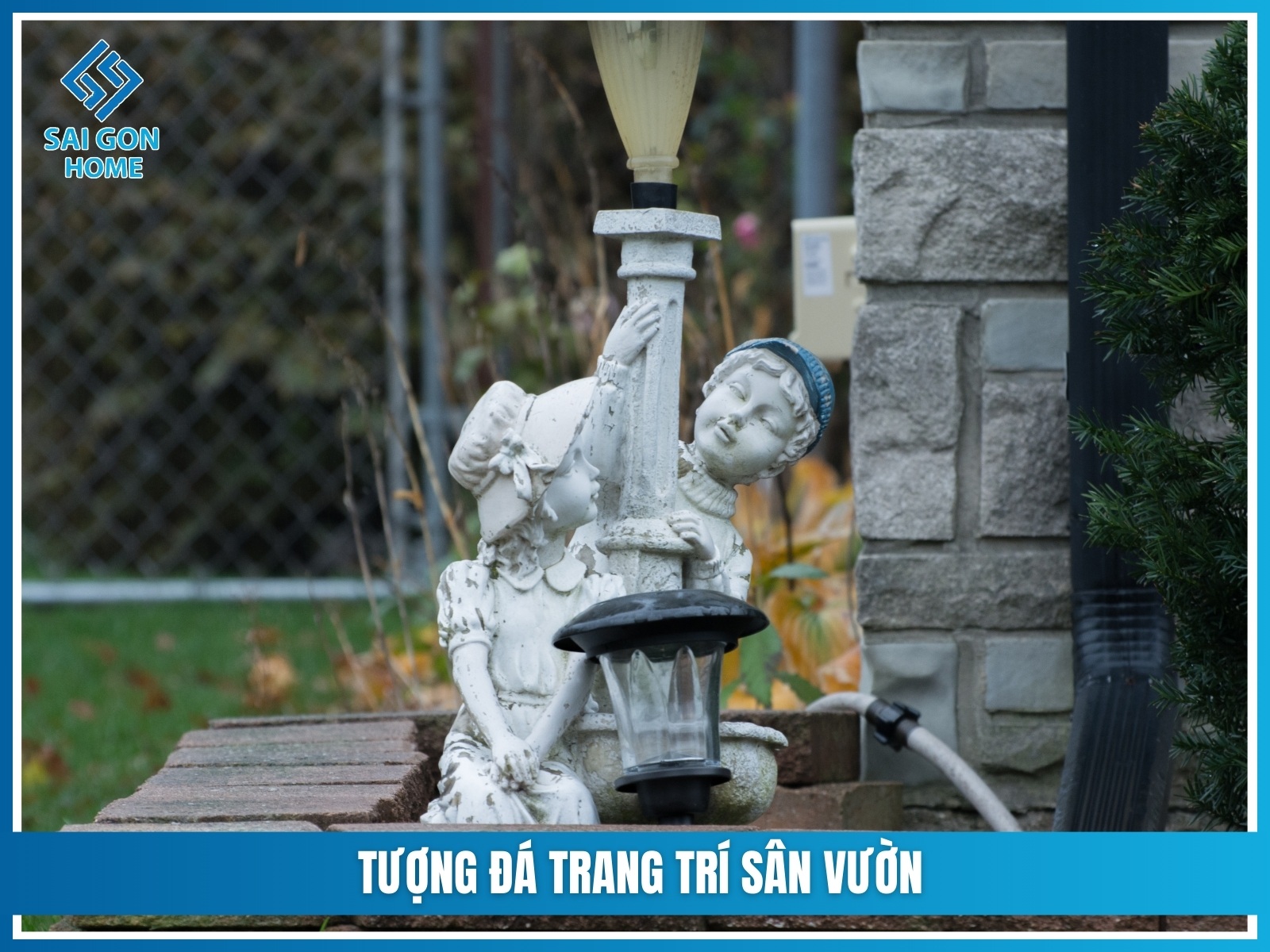 Tuong da trang tri san vuon