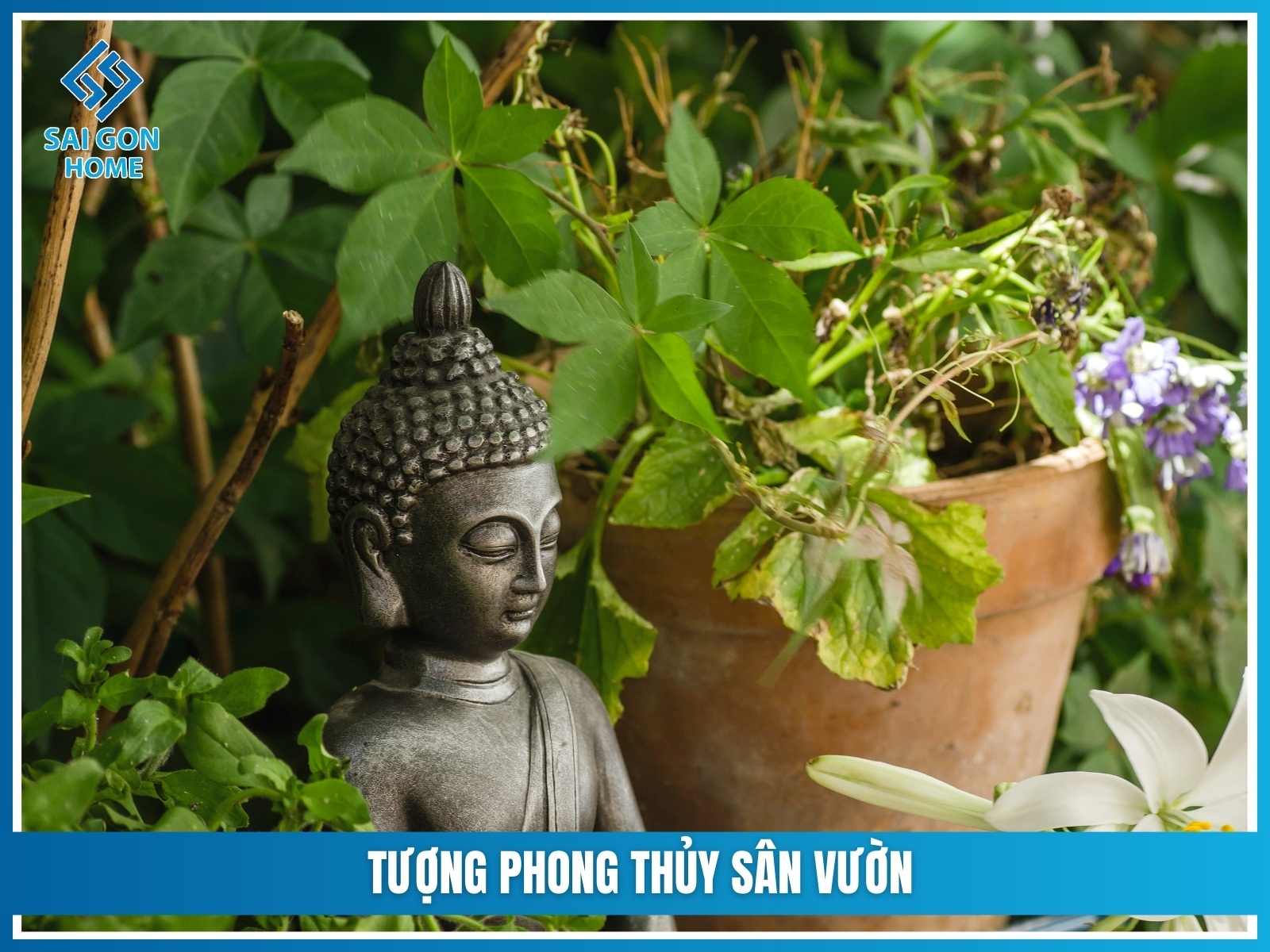 Tuong phong thuy san vuon