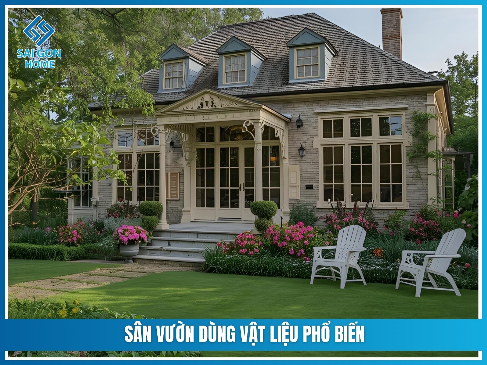 Ý tưởng thiết kế sân vườn nhỏ trước nhà cấp 4 ĐẸP MẮT 32 Vat lieu pho bien