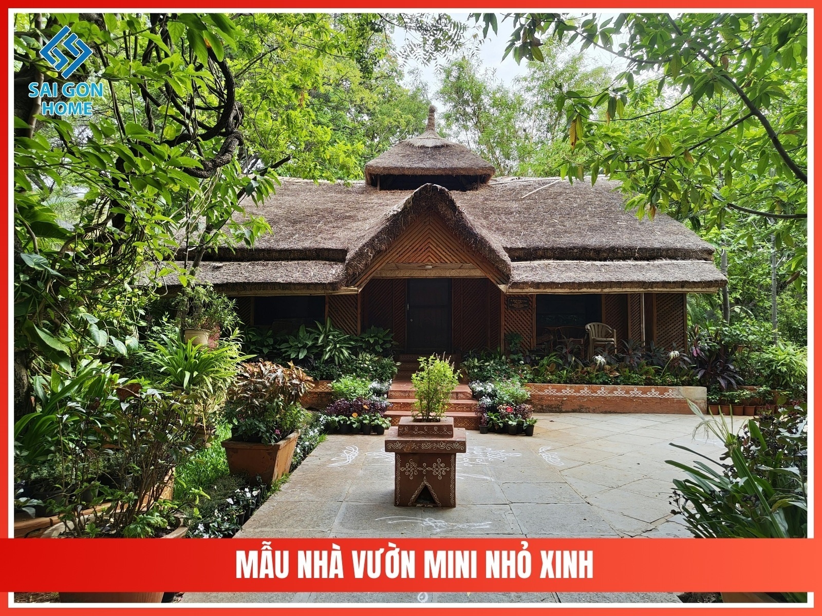 99+ mẫu thiết kế nhà vườn đẹp mắt hiện đại 2025 70 Mau nha vuon mini nho xinh