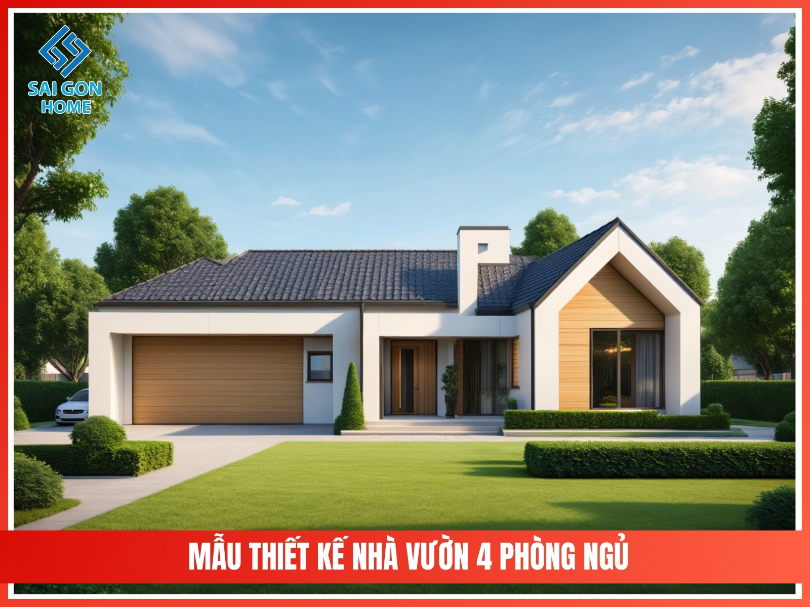 99+ mẫu thiết kế nhà vườn đẹp mắt hiện đại 2025 76 Mau thiet ke nha vuon 4 phong ngu