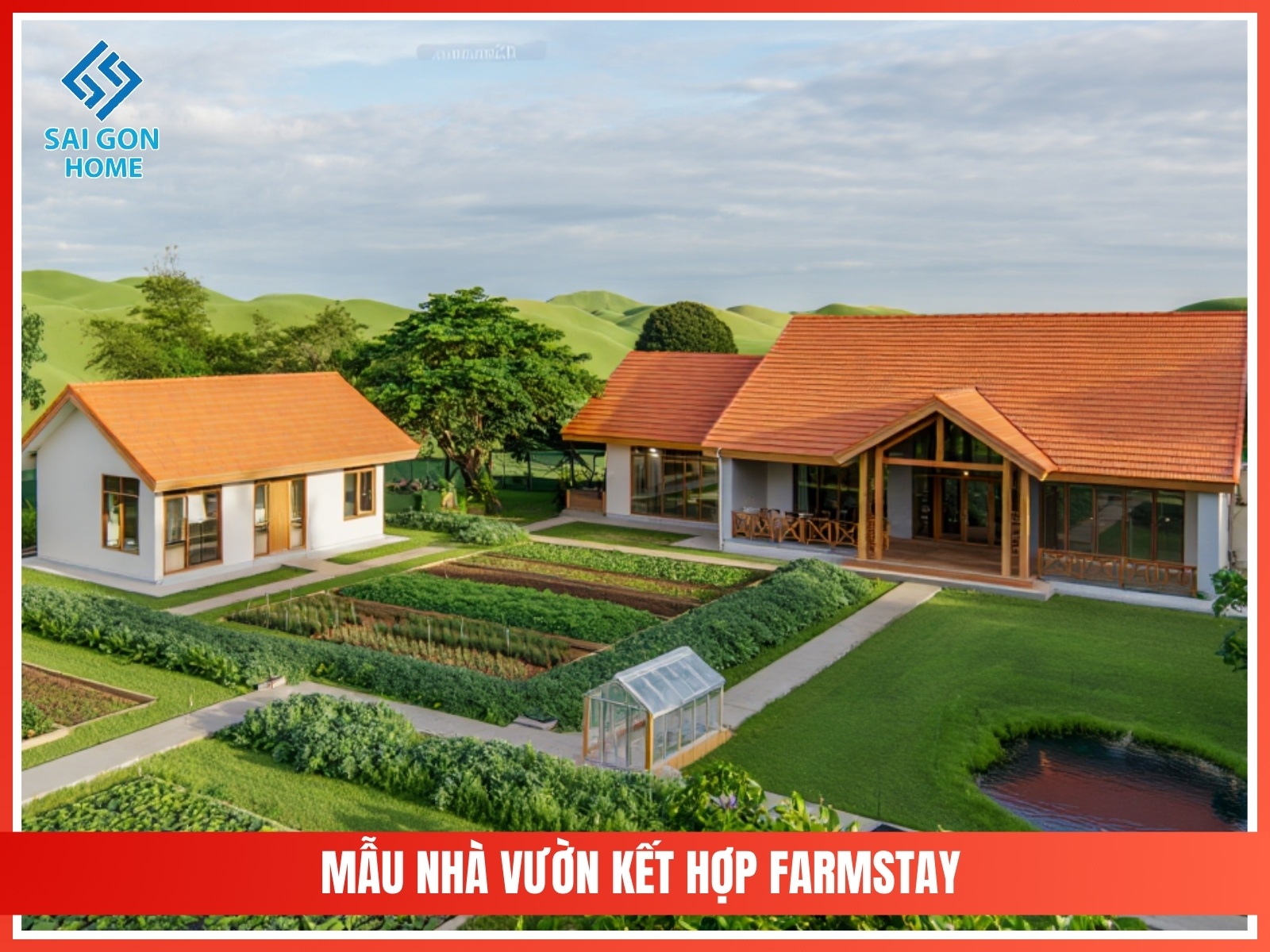 99+ mẫu thiết kế nhà vườn đẹp mắt hiện đại 2025 80 Mau nha vuon ket hop farmstay
