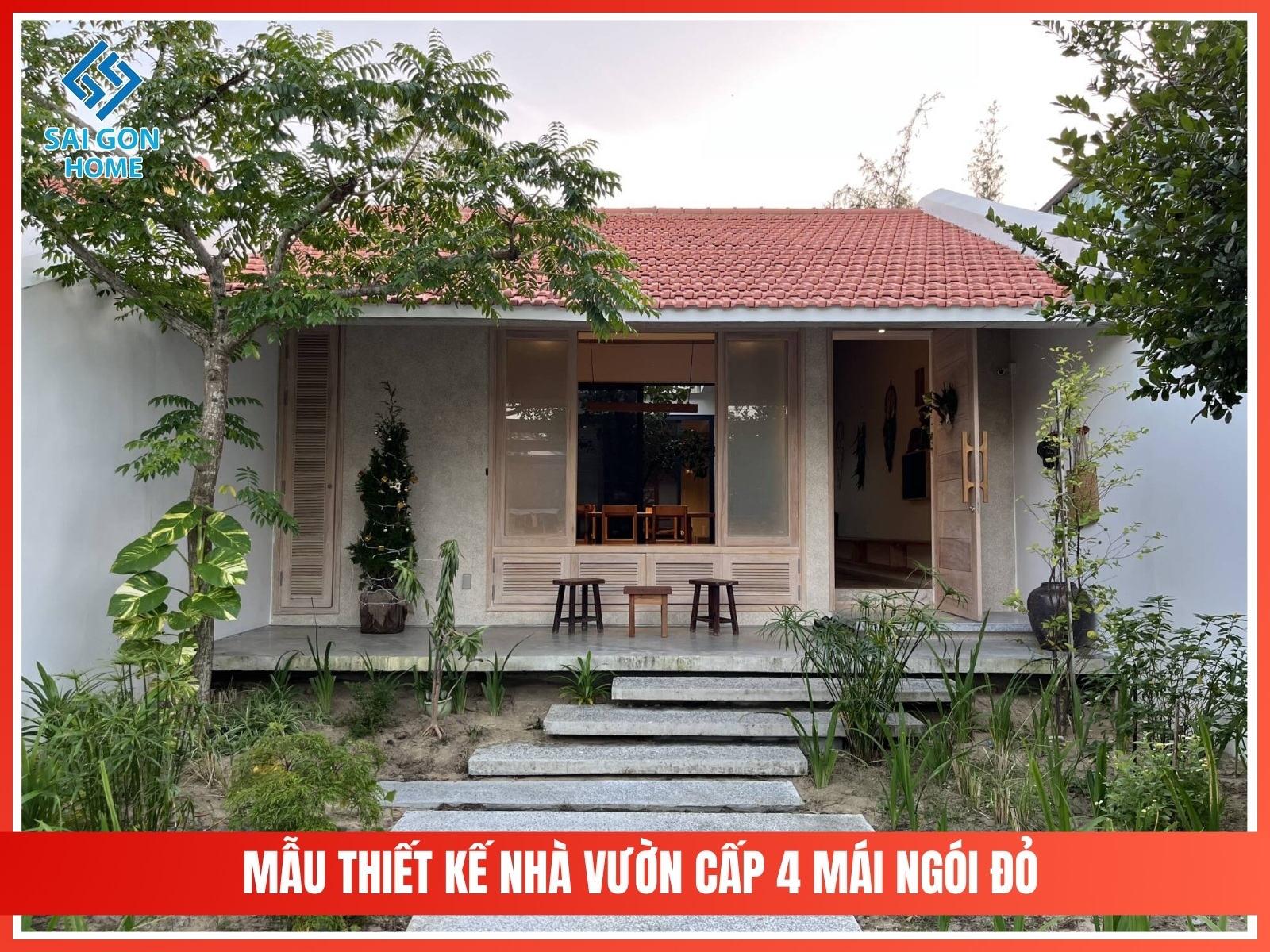 99+ mẫu thiết kế nhà vườn đẹp mắt hiện đại 2025 81 Mau thiet ke nha vuon cap 4 mai ngoi do