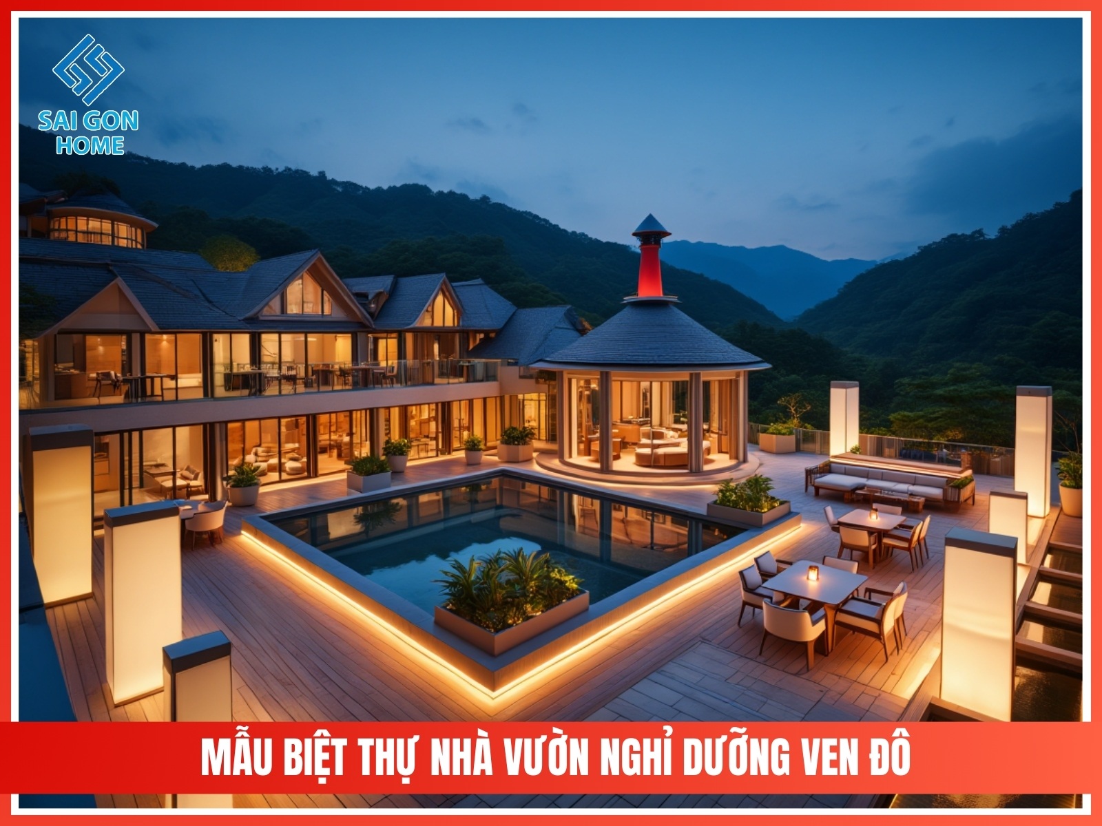 99+ mẫu thiết kế nhà vườn đẹp mắt hiện đại 2025 91 Mau biet thu nha vuon nghi duong ven do