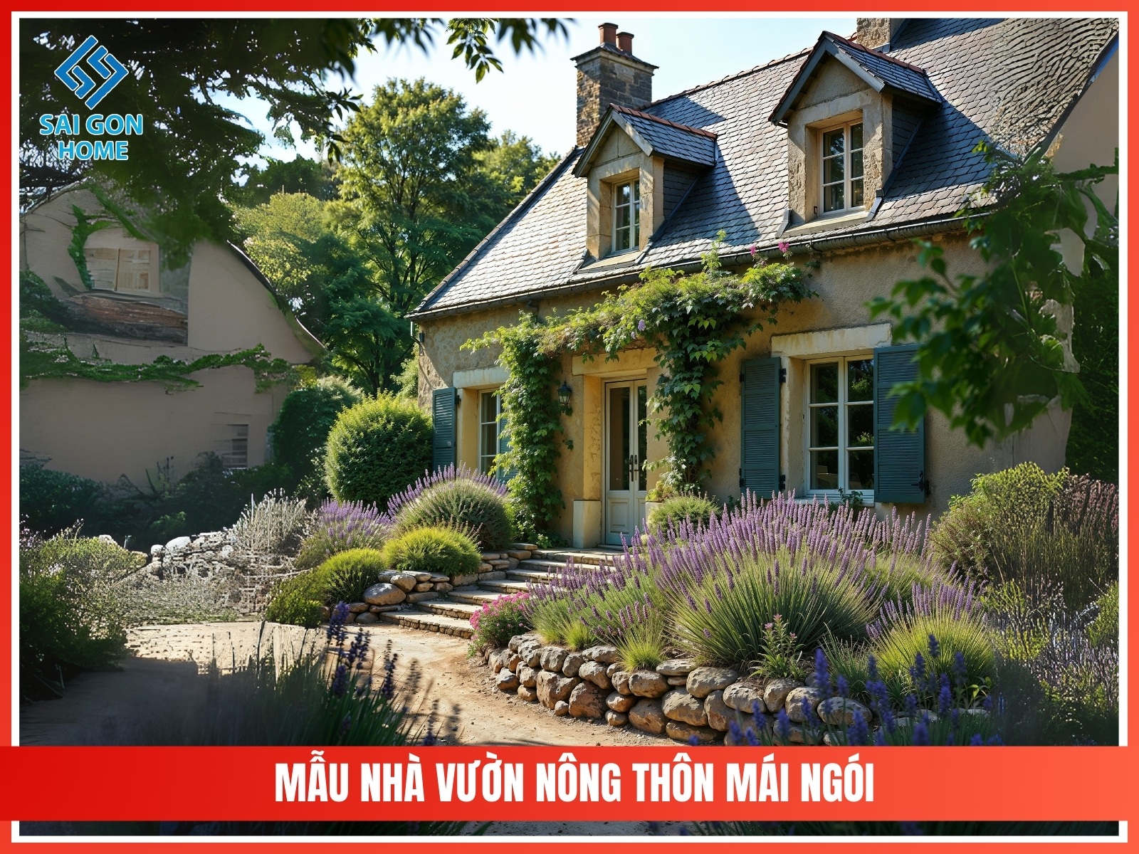 99+ mẫu thiết kế nhà vườn đẹp mắt hiện đại 2025 93 Mau nha vuon nong thon mai ngoi