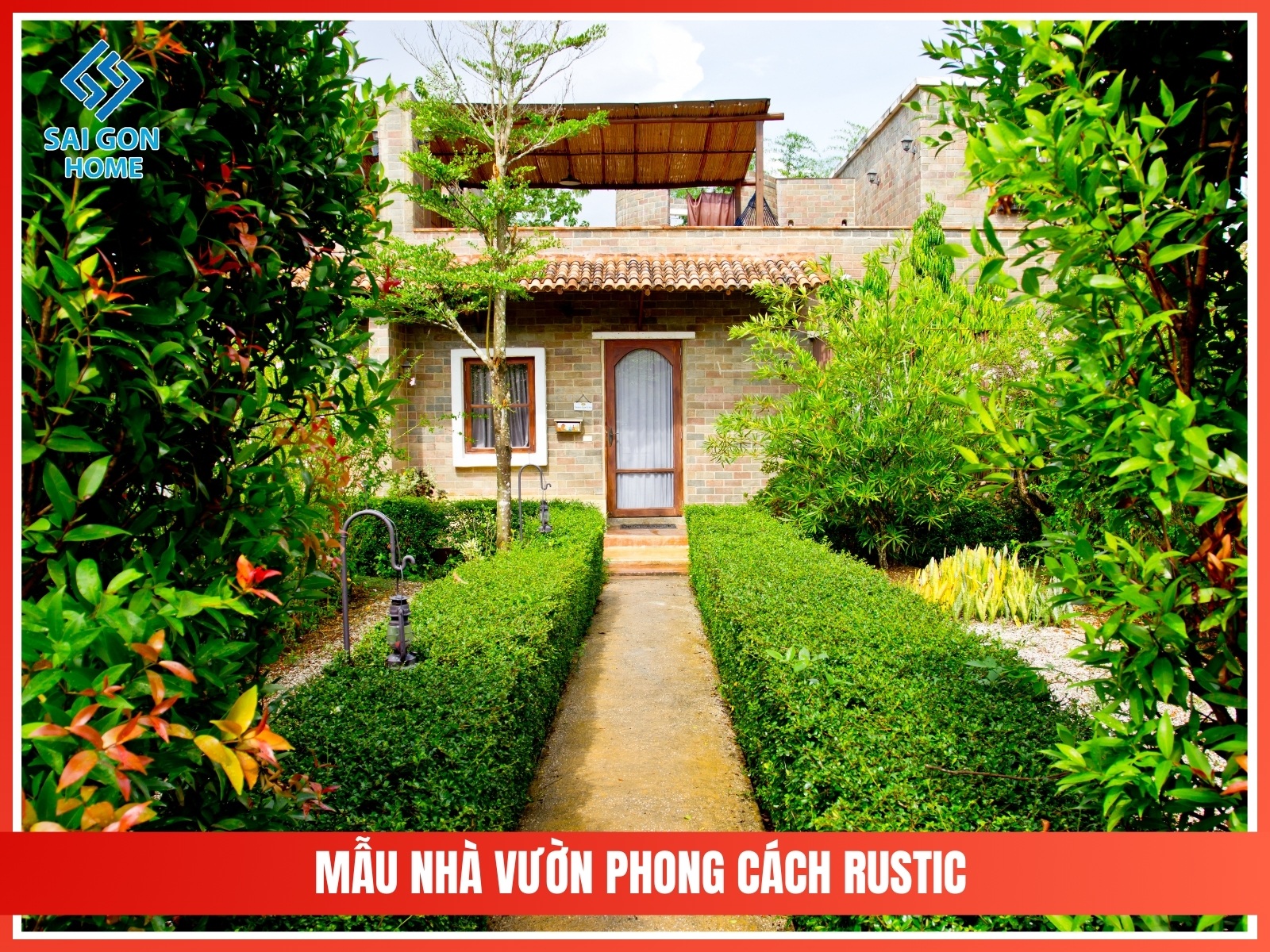 99+ mẫu thiết kế nhà vườn đẹp mắt hiện đại 2025 98 Mau nha vuon phong cach Rustic