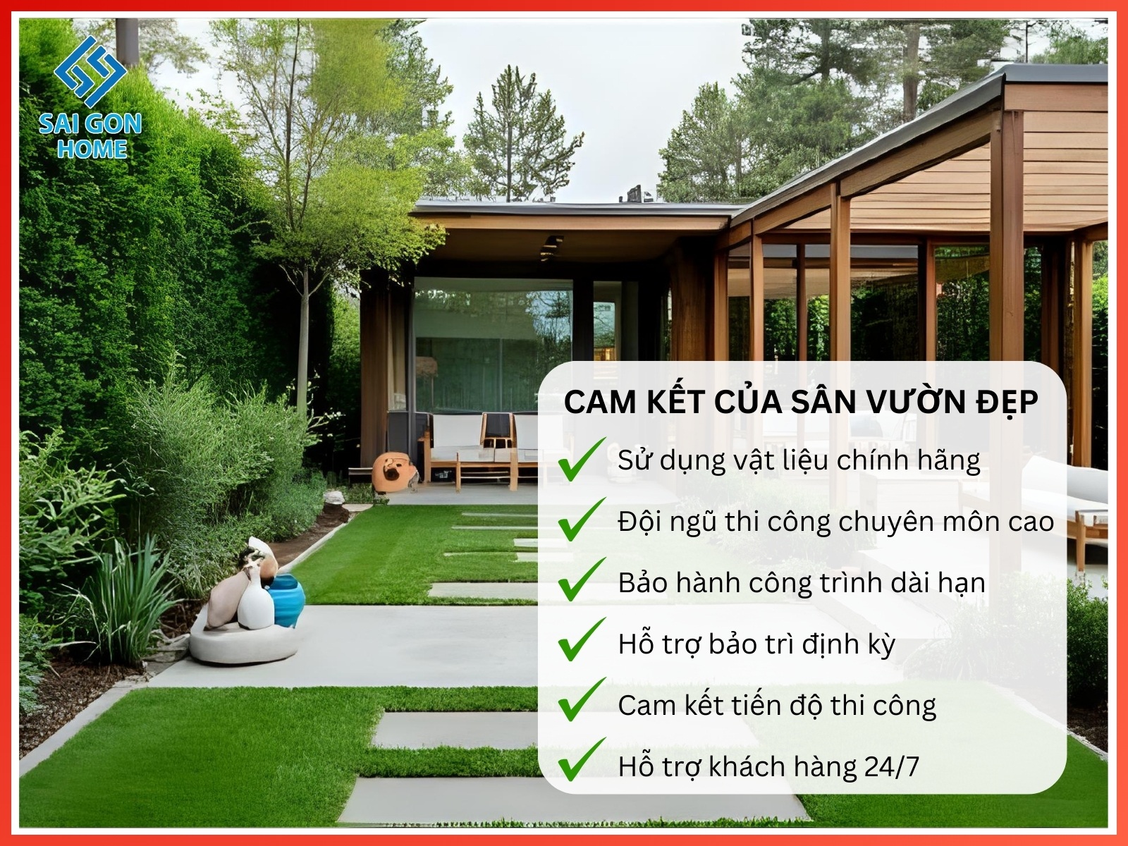 99+ mẫu thiết kế nhà vườn đẹp mắt hiện đại 2025 115 Cam ket chat luong va bao hanh cong trinh