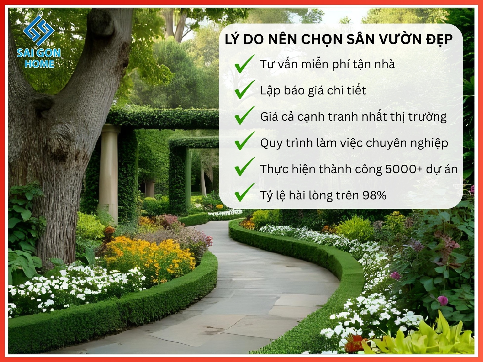 99+ mẫu thiết kế nhà vườn đẹp mắt hiện đại 2025 116 Ly do nen chon SAN VUON DEP