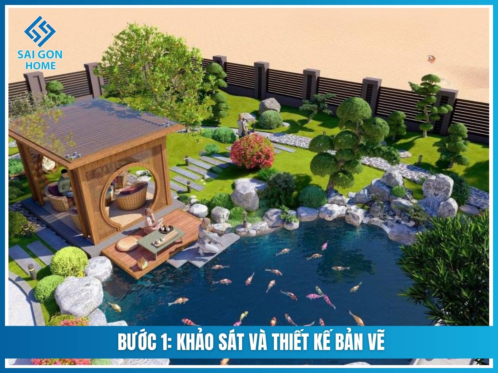 Bước 1: Khảo sát và thiết kế bản vẽ