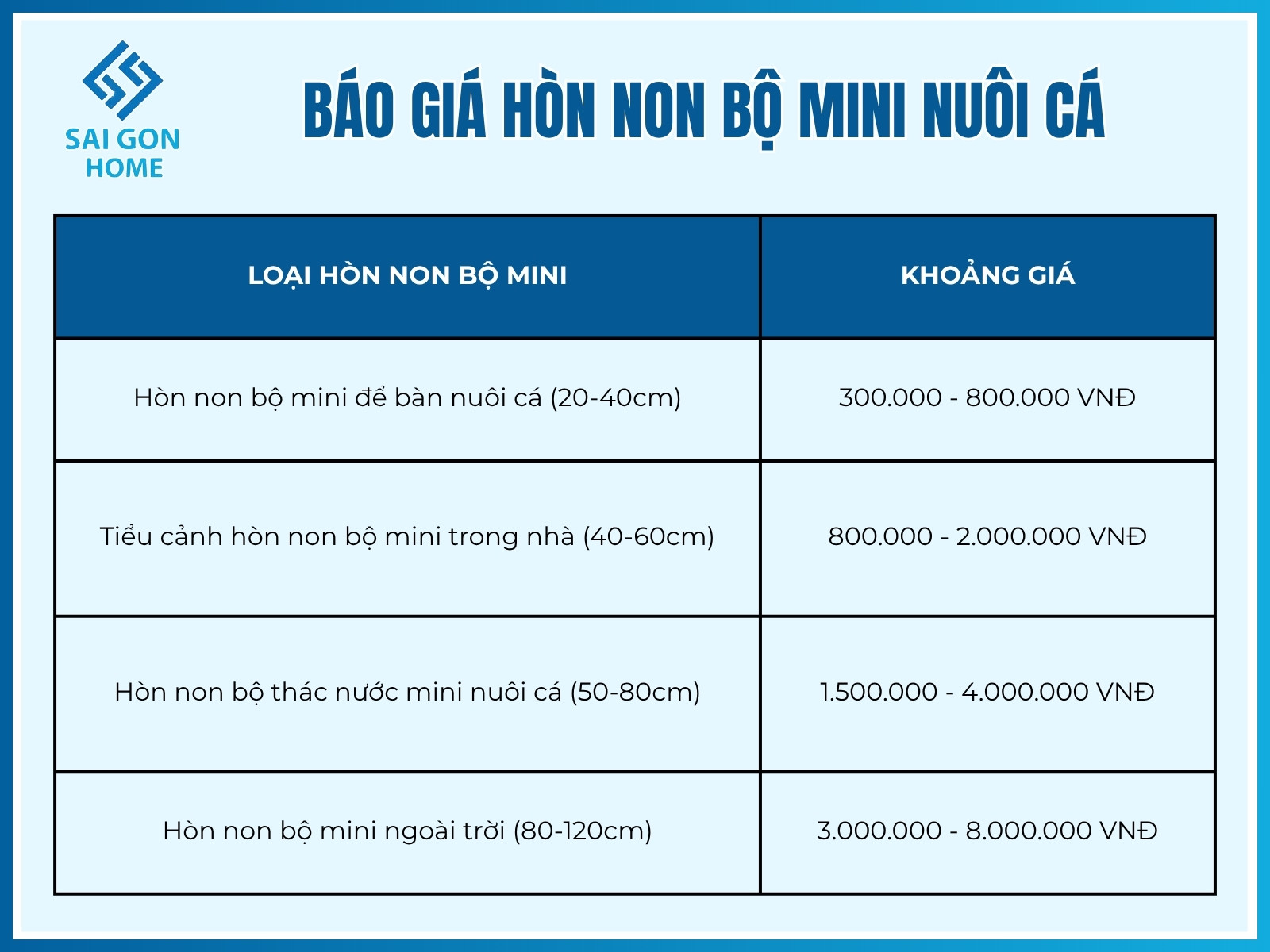 Bao gia hon non bo mini nuoi ca