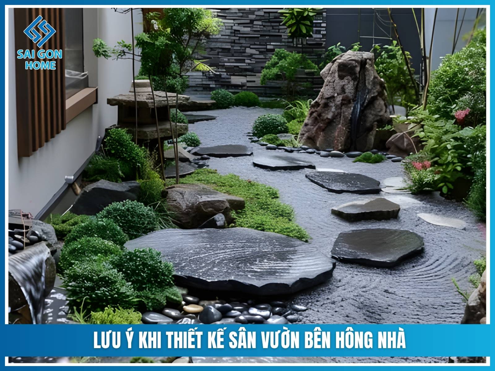 Những lưu ý quan trọng khi thiết kế sân vườn bên hông nhà