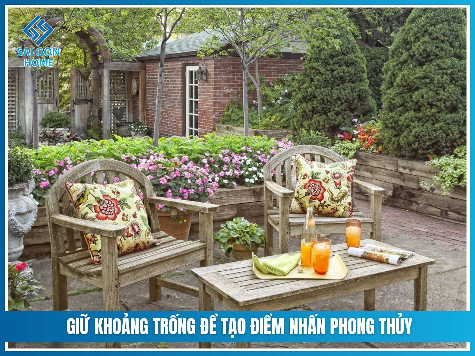 Giữ khoảng trống để tạo điểm nhấn phong thủy