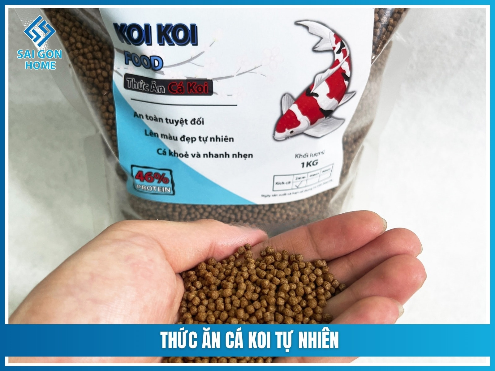 Các loại thức ăn cho cá koi giúp cá KHỎE và lên màu đẹp 9 Thức ăn cá koi tự nhiên