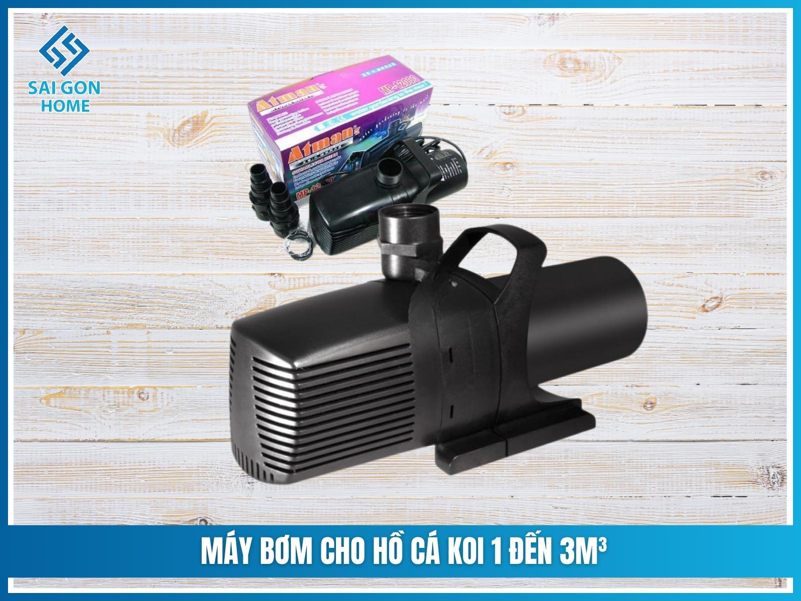 Cách chọn máy bơm cho hồ cá koi CHUẨN XÁC tiết kiệm điện 10 Máy bơm cho hồ cá koi 1 đến 3m³