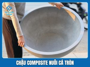 Chậu composite nuôi cá tròn