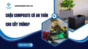 Chậu composite có an toàn cho cây trồng? GIẢI ĐÁP