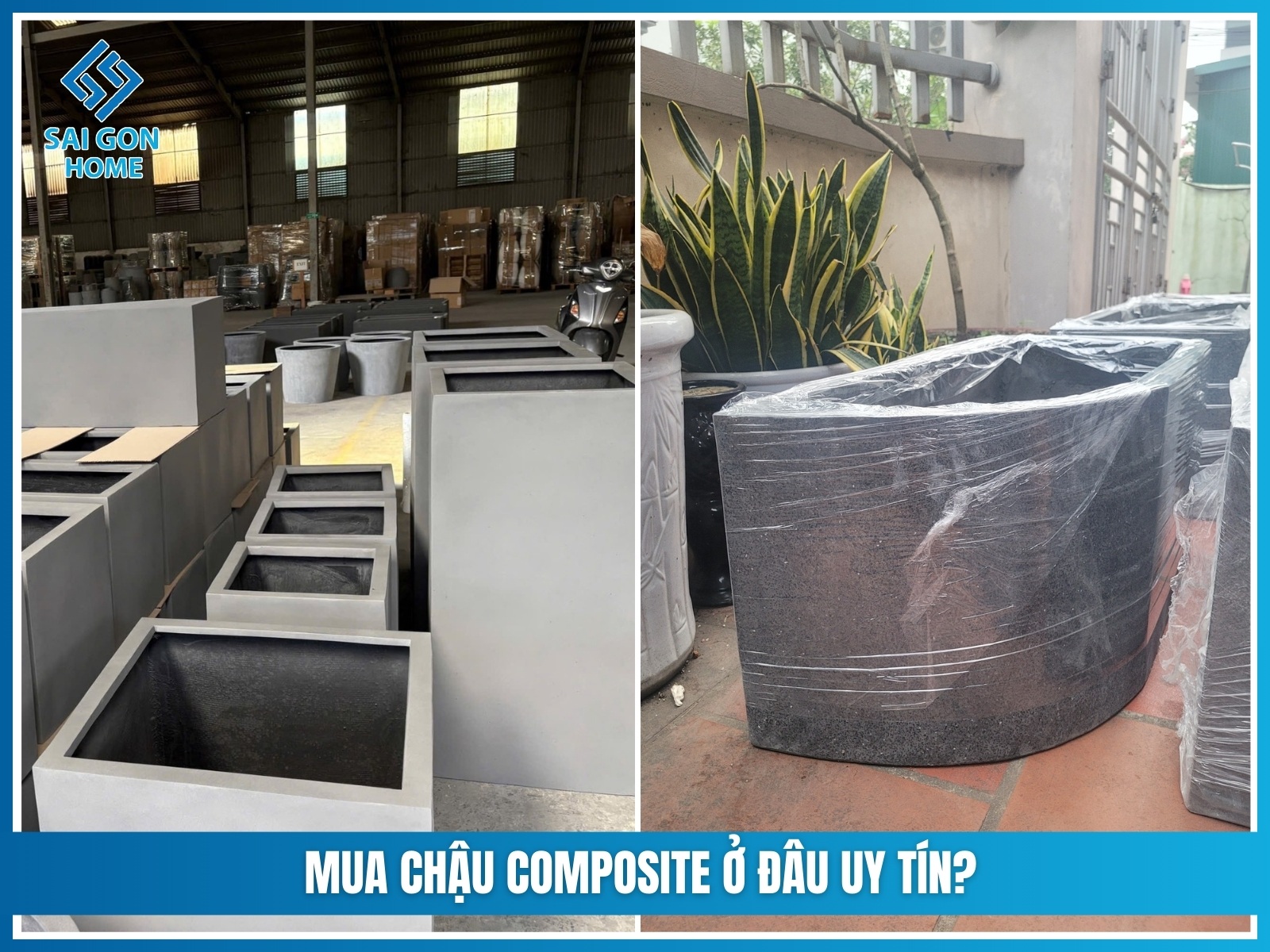 Chậu composite là gì? Ưu nhược điểm & CÁCH CHỌN 10 Mua chậu composite ở đâu uy tín?
