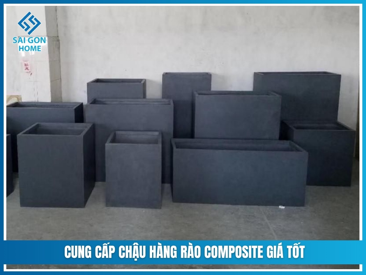 Chậu hàng rào Composite 15 Tại sao nên mua chậu hàng rào Composite tại SÂN VƯỜN ĐẸP?