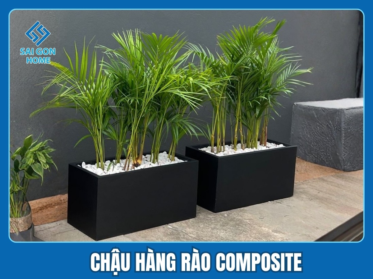 Chậu hàng rào Composite Chậu hàng rào Composite