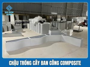 Chậu trồng cây ban công Composite