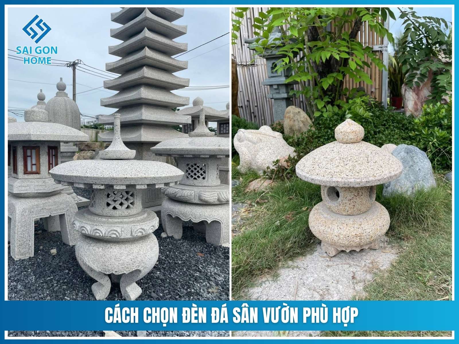 Đèn đá sân vườn 16 Cách chọn đèn đá sân vườn phù hợp