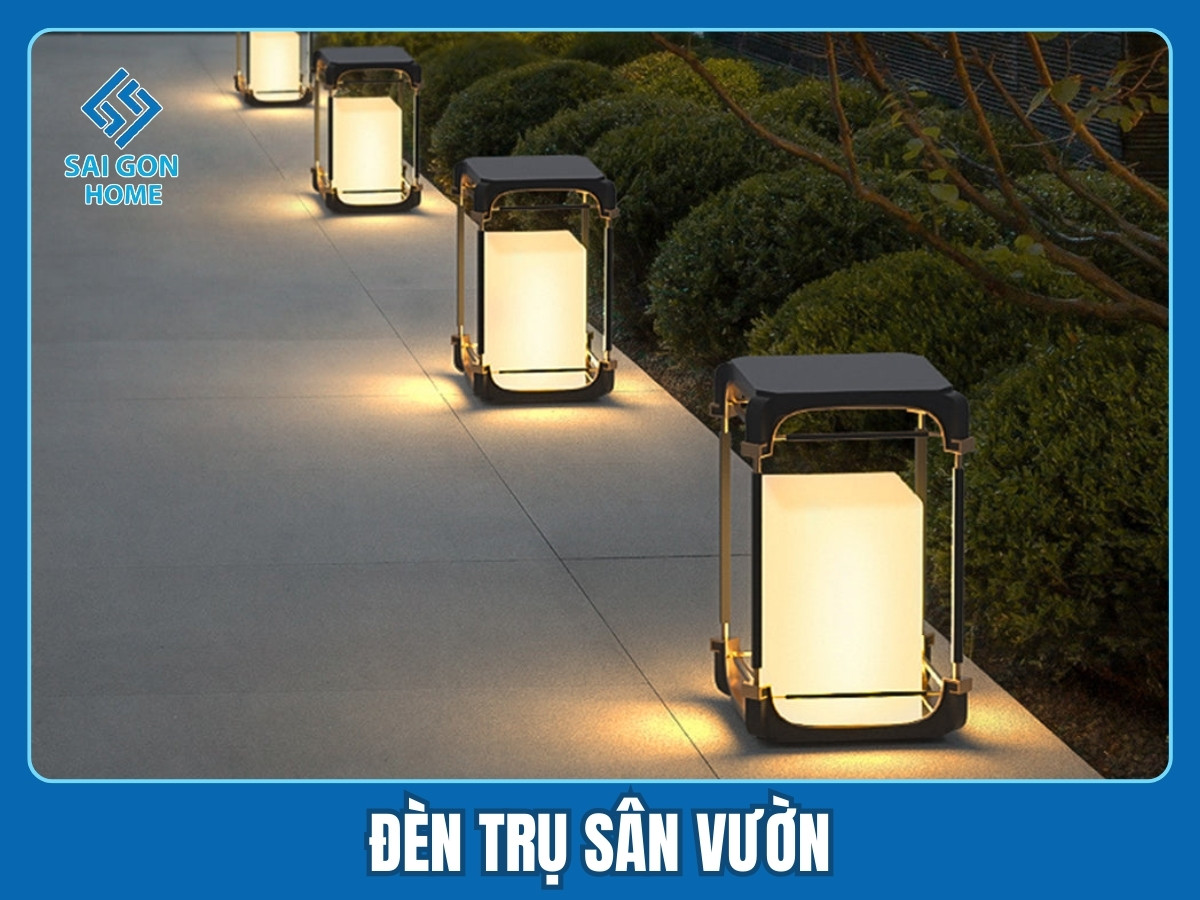 Đèn trụ sân vườn Đèn trụ sân vườn