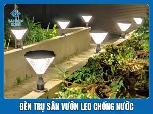 Đèn trụ sân vườn 1 Đèn trụ sân vườn LED chống nước