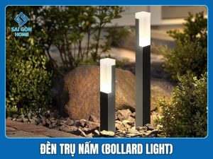 Đèn trụ sân vườn 3 Đèn trụ nấm (bollard light)