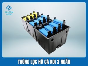 Thùng lọc hồ cá koi 1 Thùng lọc hồ cá koi 3 ngăn
