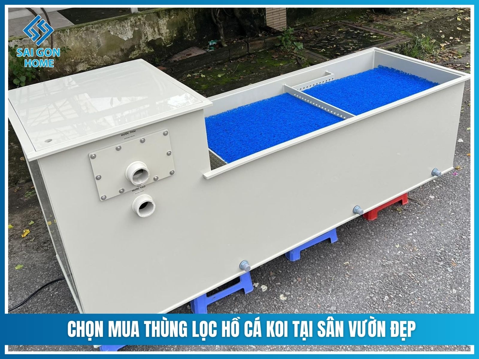 Thùng lọc hồ cá koi 12 Tại sao bạn nên chọn thùng lọc hồ cá koi tại SÂN VƯỜN ĐẸP?