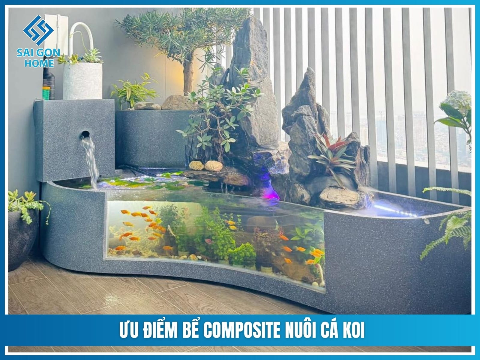 Báo giá bể composite nuôi cá Koi vừa cập nhật 2025 8 Ưu điểm bể composite nuôi cá koi
