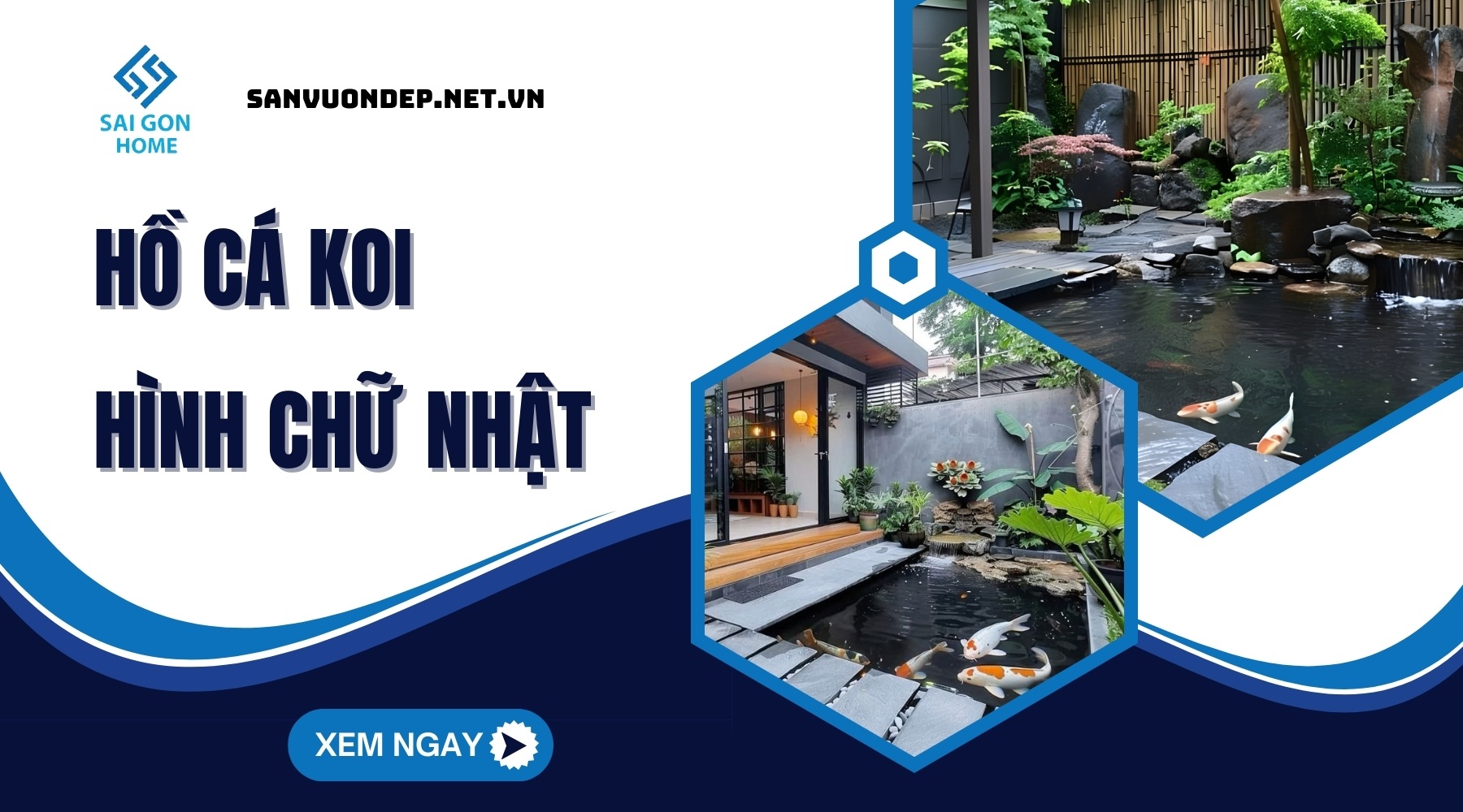 12+ mẫu hồ cá koi hình chữ nhật đẹp hợp PHONG THỦY 8 12+ mẫu hồ cá koi hình chữ nhật đẹp hợp PHONG THỦY