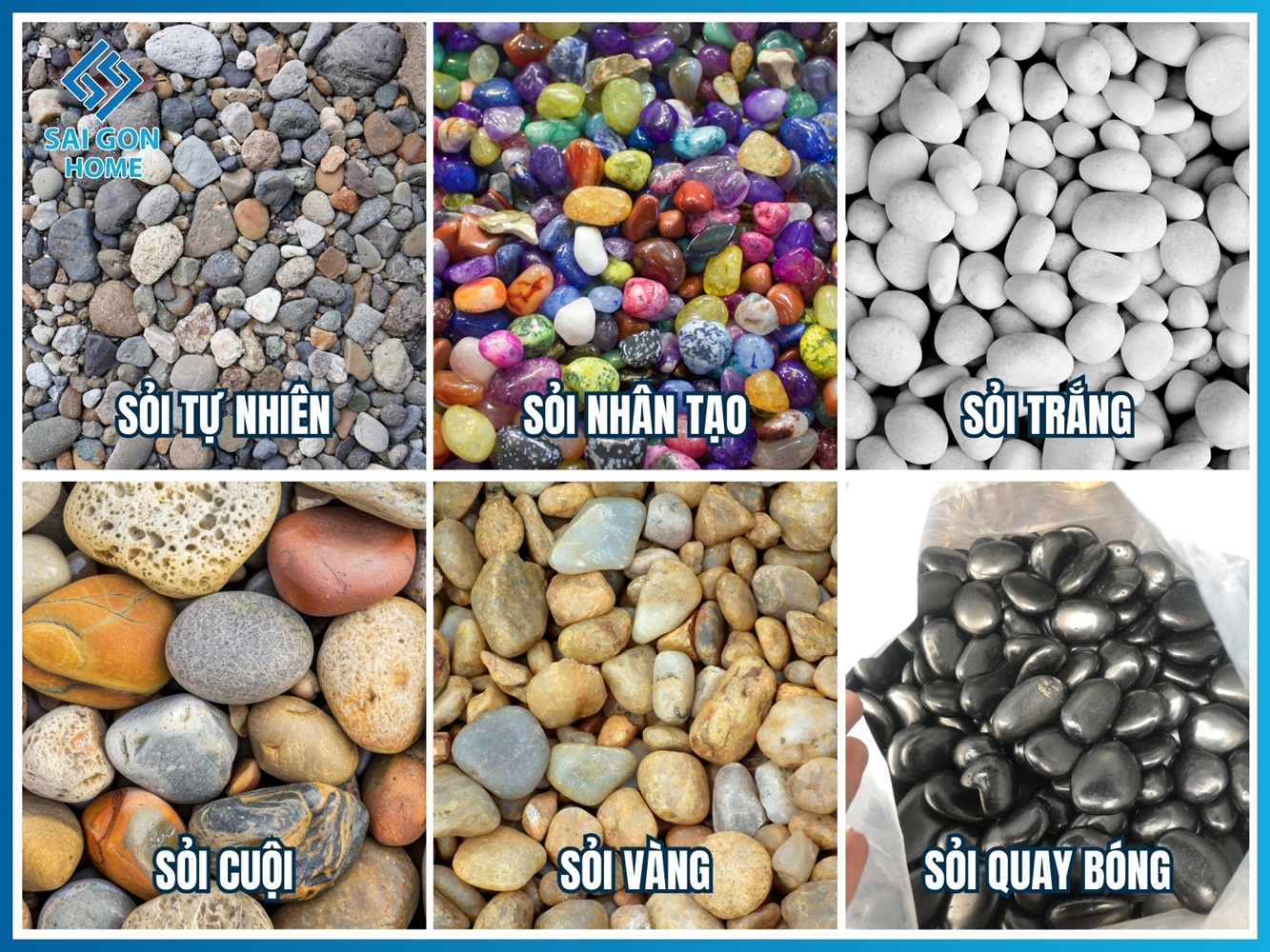 Các loại sỏi rải sân vườn PHỔ BIẾN: Cách chọn đúng & tiết kiệm 7 Phân loại các loại sỏi rải sân vườn