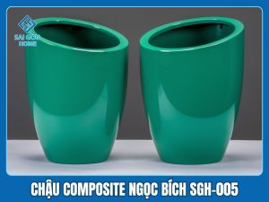 Chậu Composite Ngọc Bích SGH-005 1 Chậu Composite Ngọc Bích SGH-005