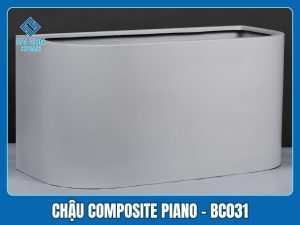 Chậu Composite Piano - BC031 2 Chậu Composite Piano - BC031