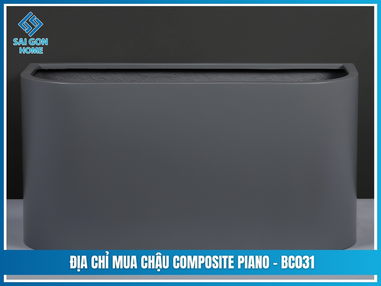 Chậu Composite Piano - BC031 11 Chậu Composite Piano - BC031 mua ở đâu uy tín?