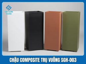 Chậu Composite Trụ Vuông SGH-003