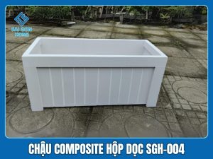 Chậu Composite hộp dọc SGH-004