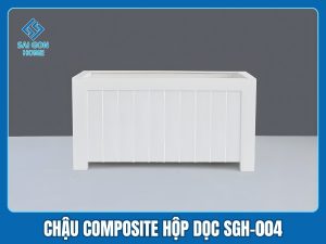 Chậu Composite hộp dọc SGH-004 3 Chậu Composite hộp dọc SGH-004