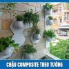 Chậu Composite treo tường 4 Chậu Composite treo tường